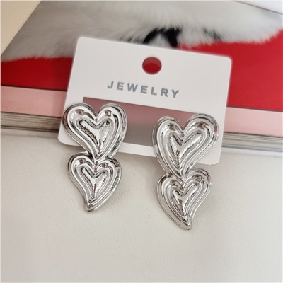 Серьги женские бижутерия на уши, коллекция LALIQ, арт. 003.267