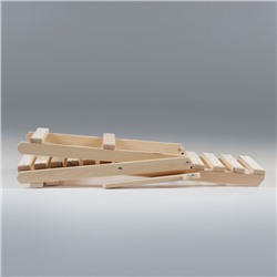 Кресло складное с подлокотниками, липа, 70×55×92 см