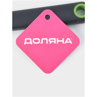 Лопатка кухонная для пиццы Доляна Lime, 25×5 см, чёрно-зелёная