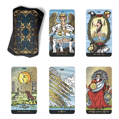 Таро «Golden classics» золотые, 78 карт (6×11 см), 16+