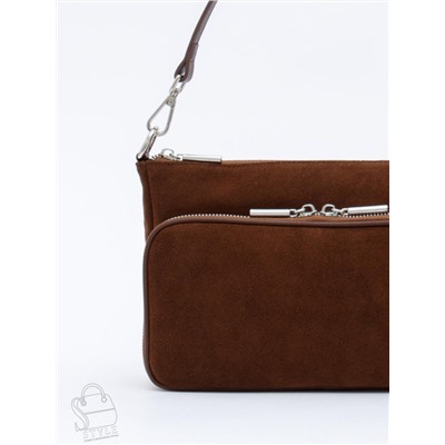 Сумка женская кожаная 8200PEF cocoa Polina&Eiterou в Новосибирске