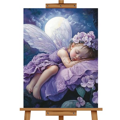 Мозаика алмазная "Ангелочек" 30*40см.