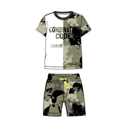 Комплект трикотажный для мальчиков: фуфайка (футболка), шорты