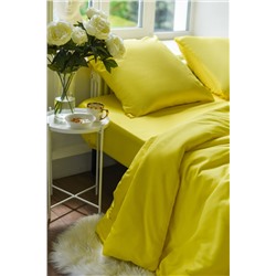 КПБ Павлина Манетти полисатин однотон. желтый S99