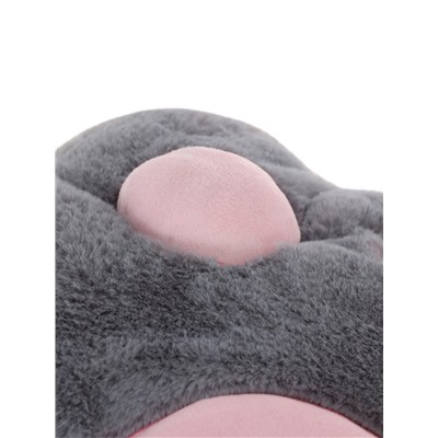 Мягкая игрушка - подушка «Лапка», серая, 30 см