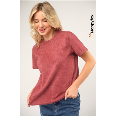 Женская футболка из хлопка Happyfox