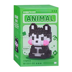 Конструктор "Хаски" (178 дет.) в коробке