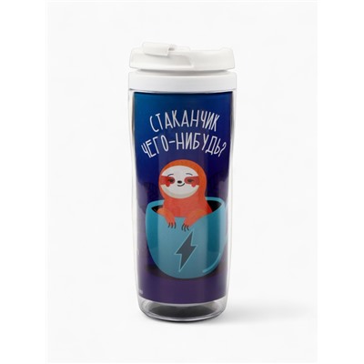 Набор «Пофигин»: чай, драже, шоколад, термостакан, леденец