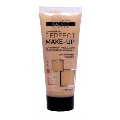 Г-К КремТональн. GALANT VISAGE PERFECT MAKE-UP 40мл №2 натуральный /6/60