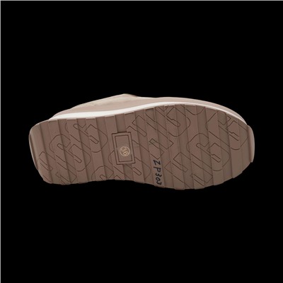 Ботинки на меху ZP303 бежевые