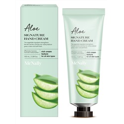 MCNALLY - КРЕМ ДЛЯ РУК С ЭКСТРАКТОМ АЛОЭ ALOE SIGNATURE HAND CREAM, 100 МЛ