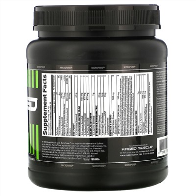 Kaged Muscle, PRE-KAGED, Premium Pre-Workout, Grape, 1.27 lb (574 g)