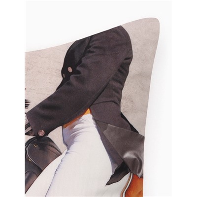 Наволочка декоративная «Этель. Грация», 40×40 см, велюр