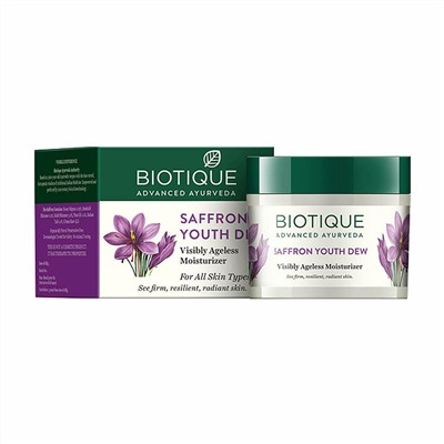 Biotique Saffron Anti-Ageing Cream/Биотик Антивозрастной крем с Шафраном 50г.