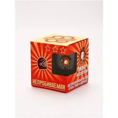 Кружка пивная непробиваемая «Пионер», стекло, 500 мл