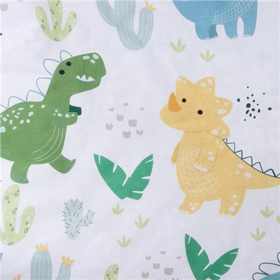 Постельное бельё ясельное «Крошка Я. Динозавры», бязь