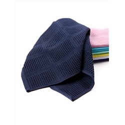 Полотенце вафельное гладкокрашеное - Тёмно-синий