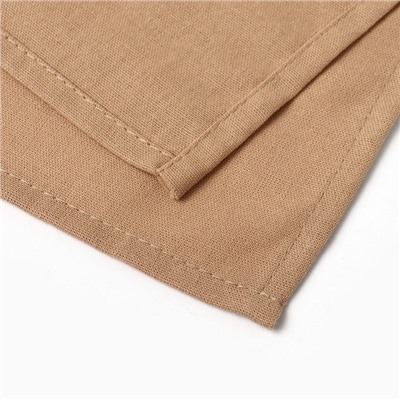 Фартук «Этель» ECO, бежевый, 60×70 см, 70% хлопок, 30% лён, 190 г/м²