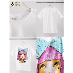 Футболка для девочки Соль&Перец