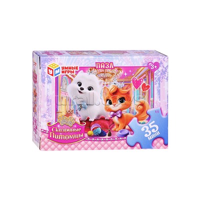 Пазлы 35 "Сказочные питомцы"