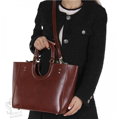 Сумка женская кожаная 3007NN brown Natale Navetta