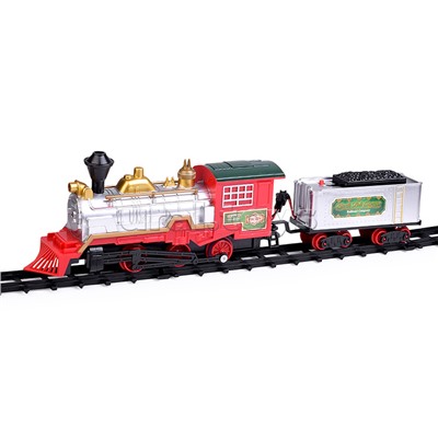 Железная дорога "Рождество" р/у, 27 MHz, в коробке