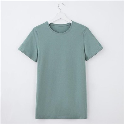 Футболка женская MIST basic, размер 40-42, серо-зелёная