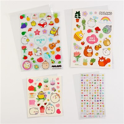 УЦЕНКА Набор для декорирования «Милые наклейки и татушки» розовый.08104