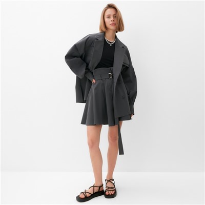 Пиджак женский MINAKU: Safari, цвет графит, размер 52