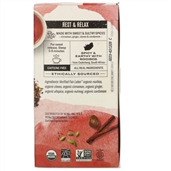 Numi Tea, Organic Herbal Teasan, Rooibos Chai, Caffeine Free, 18 Tea Bags, 1.71 oz (48.6 g)