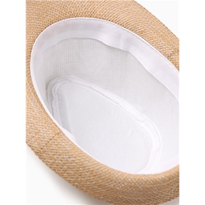 Шляпа MINAKU «Леопард», размер 56-58, коричневая