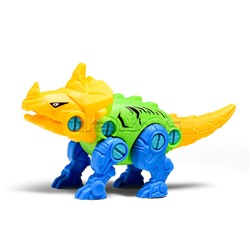 Конструктор "Динозавр" с отверткой, в коробке