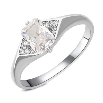 Кольцо, куб.циркон., BY-5704