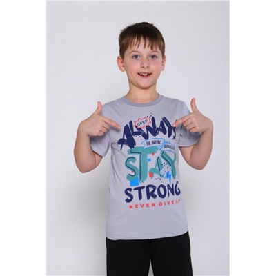 Футболка Сорванец детская (Серый)