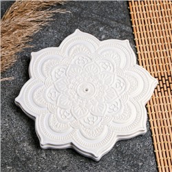 Подставка для благовоний «Мандала», жемчуг, 16×2 см