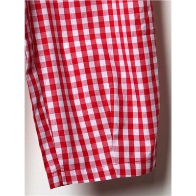 Комплект для девочек: топ трикотажный, брюки текстильные