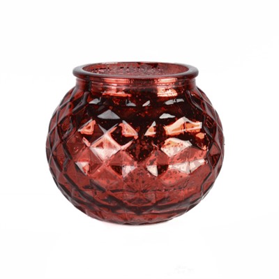 Подсвечник 8x9см КРАСНЫЙ / S838 /уп 100/