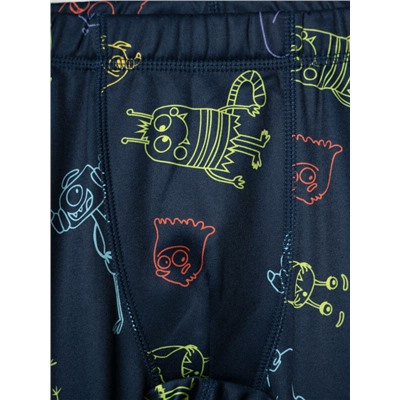 Термокомплект трикот. для мальчиков: фуфайка (футболка) с длин. рук, брюки