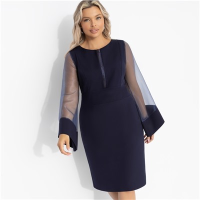 Платье-футляр силуэтное, Время роскоши