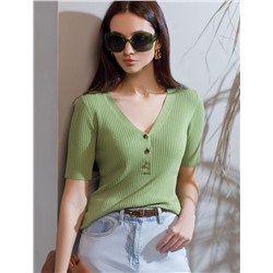 Джемпер тонкой вязки из вискозы с нейлоном