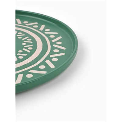Блюдо керамическое «Орнамент», d=27.3 см, ручная работа