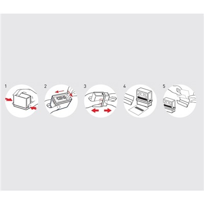 Штамп автоматический самонаборный COLOP Printer 20/3-SET Standart С ПЕРСОНАЛИЗАЦИЕЙ, 3 строки, 1 касса