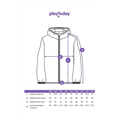 Толстовка PLAYTODAY, 1064345