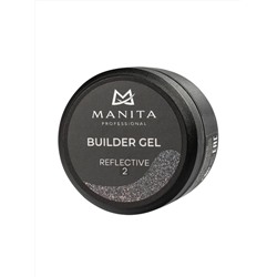 MANITA Гель моделирующий для ногтей светоотражающий / Builder Gel Reflective №02, 15 мл 28231