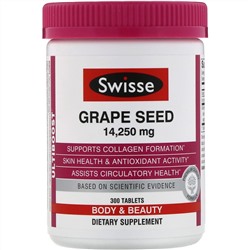 Swisse, Ultiboost, экстракт виноградных косточек, 14 250 мг, 300 таблеток