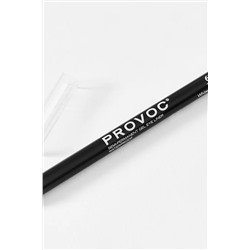 Provoc Гелевый карандаш-подводка для глаз водостойкий / Semi Permanent Gel Eye Liner №61 White Hot, белый матовый KRISTALLER, 1130438