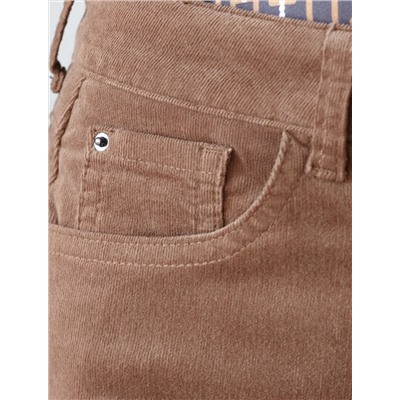 Брюки из эластичного микро-вельвета