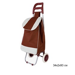 Сумка-тележка шоколад / M36 /уп 10/* грузоподъемность до 30 кг