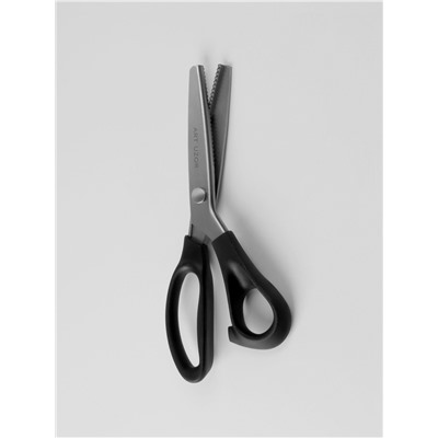 Ножницы «Зигзаг», 9.5", 23 см, шаг - 3 мм, чёрные