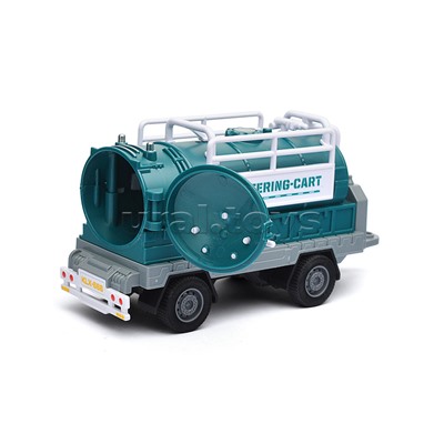 Машина "Вилочный погрузчик" с автоцистерной (свет, звук) в коробке